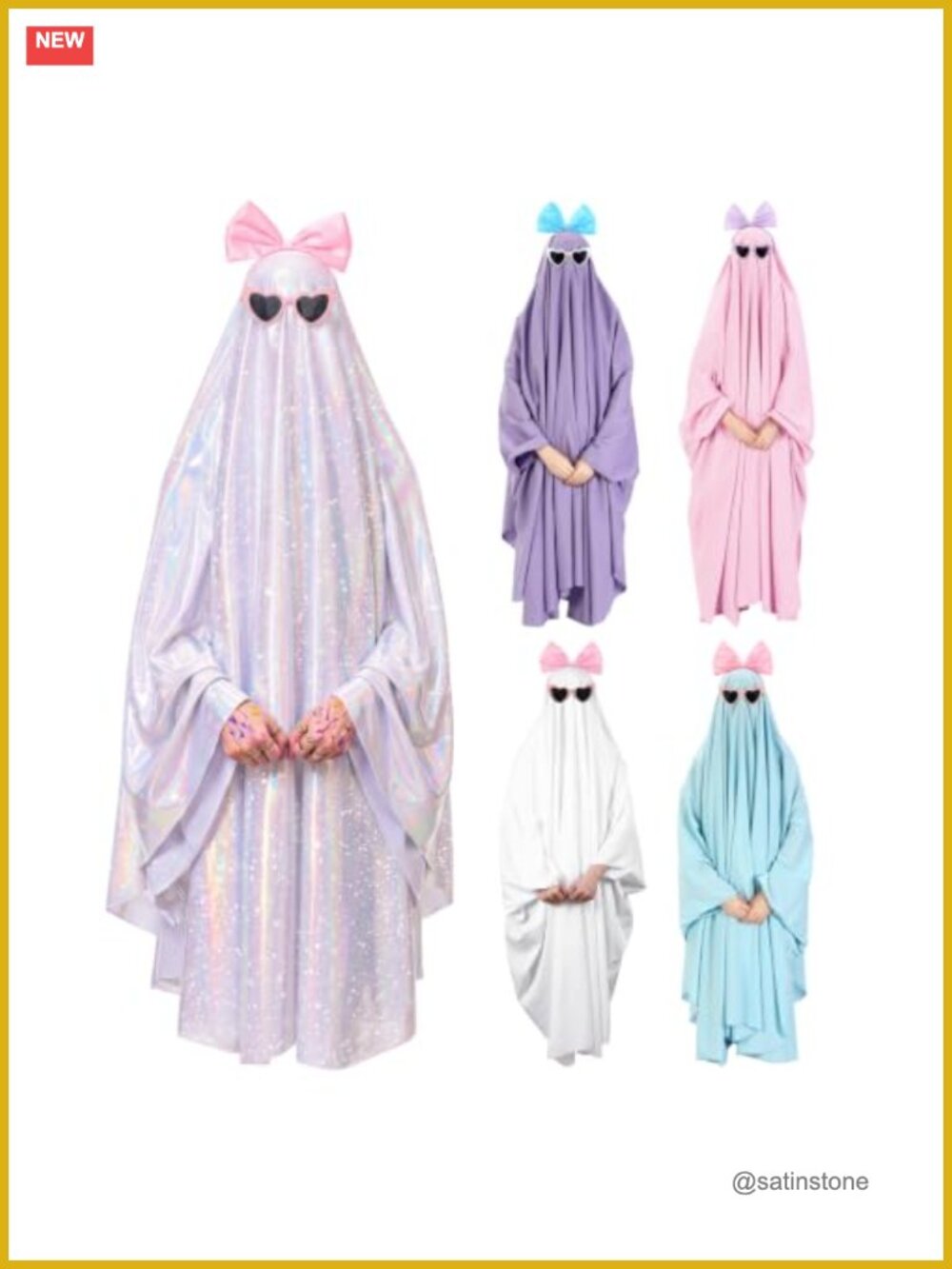 Sheet Ghost Costume Adult Halloween Set Sunglasses Headband